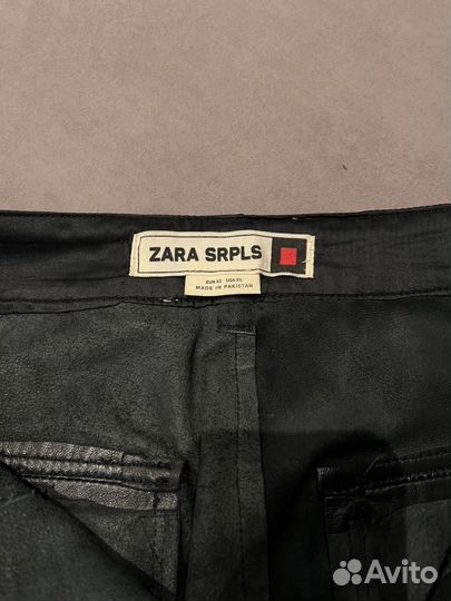 Брюки женские из кожи Zara srpls