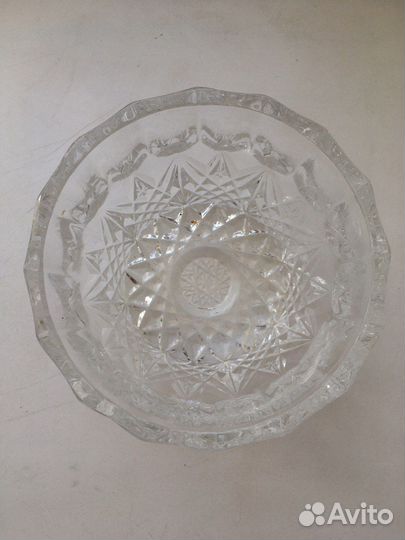 Хрустальный салатник времён СССР