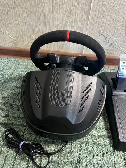 Игровой руль thrustmaster t300 alcantara