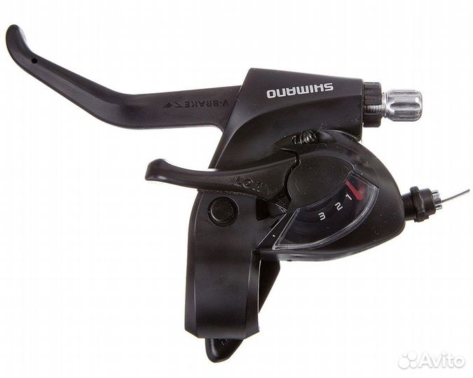 Шифтер Shimano Tourney EF41 левый 3ск. 1800 мм чер