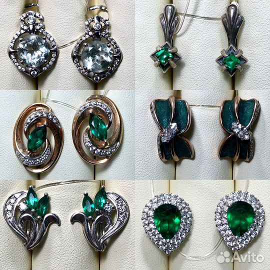Серебряные серьги