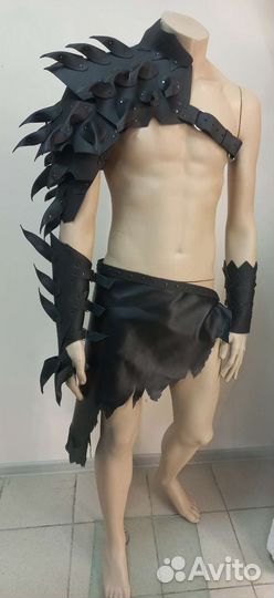 Набедреная повязка (юбка) мужская из кожи