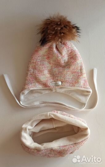 Зимние шапка и снуд Shadam на 2-3 года