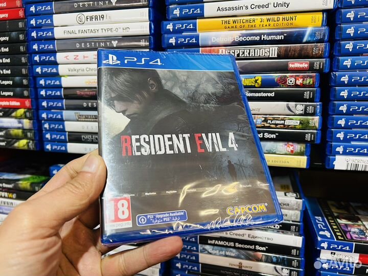 Resident evil 4 remake ps4 диск новый