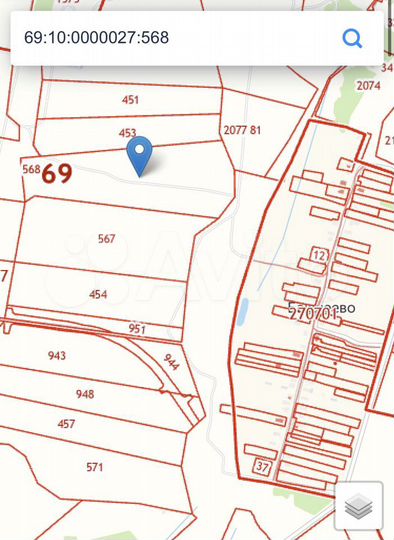 Участок 755,66 га (СНТ, ДНП)