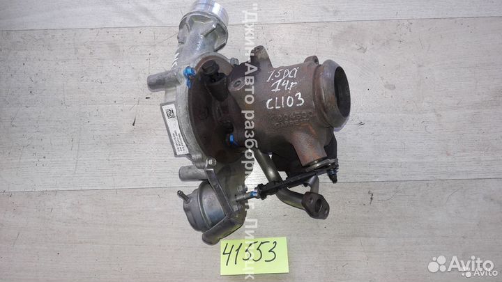 Турбина 1.5 дизель Clio 4 Kaptur 144117533r