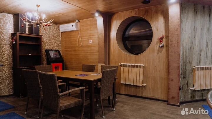 Сауна с бассейном