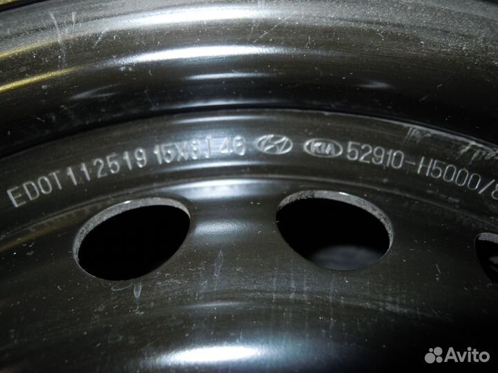 Диски edot R15 52910-Н5000/800TWC Rio Solaris