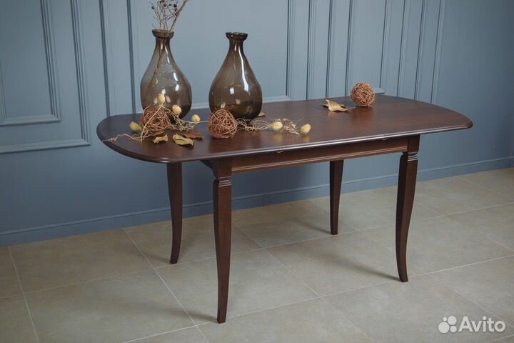 Кухонный стол раздвижной из массива бука 