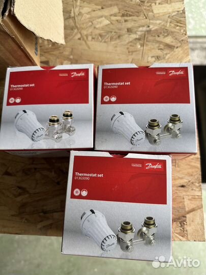 Термостатический комплект угловой Danfoss