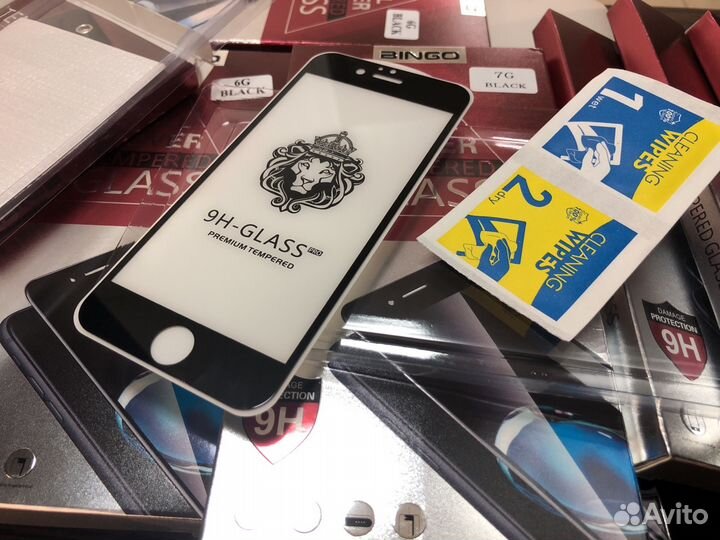 Защитные 3D-5D стёкла iPhone 6/6s/6P/7/7P8/X
