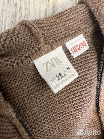 Жилет кардиган вязаный zara 74