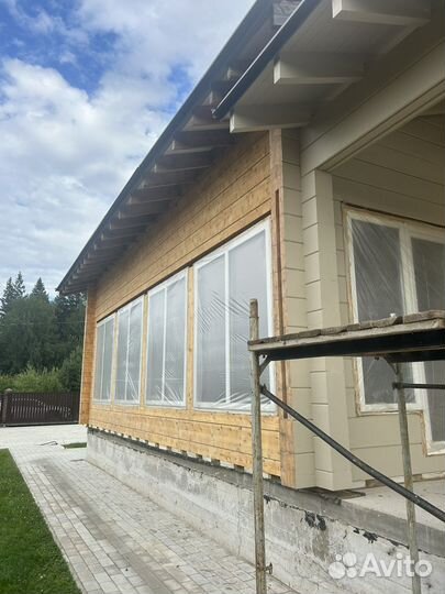 Шлифовка покраска домов