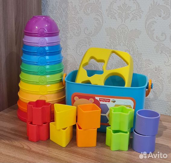 Сортер и пирамидка Fisher Price