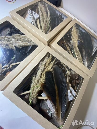 Наборы для творчества из природных материалов