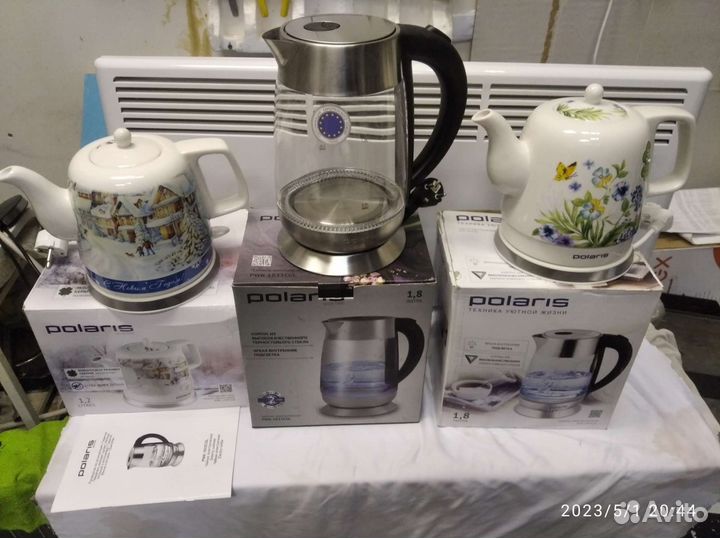 Чайник электрический новый polaris