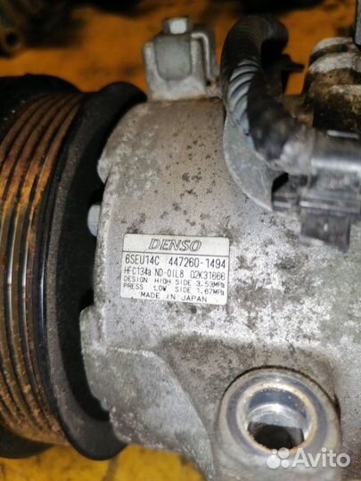 Компрессор кондиционера Toyota Corolla 150 2zrfe