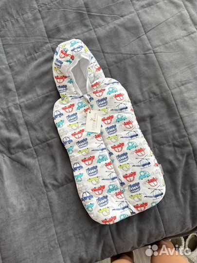 Кокон конверт для новорожденных демисезонный