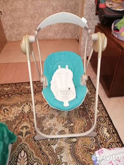 Детские электронные качели для новорожденных