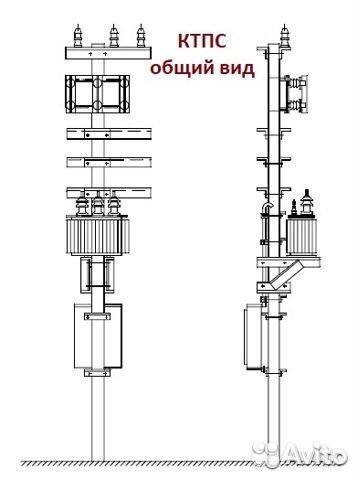 Трансформаторные подстанции - столбовые, мачтовые