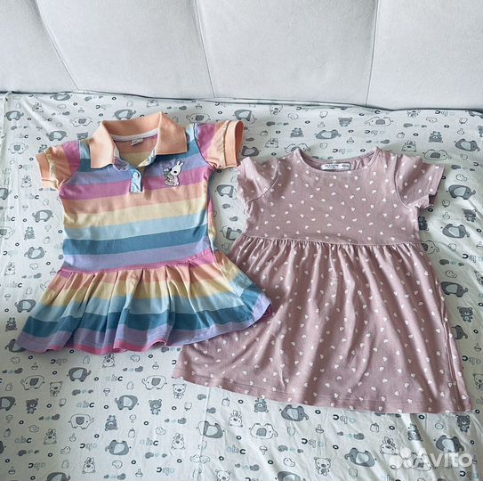 Ветровка H&M жилет платье для девочек 80-92