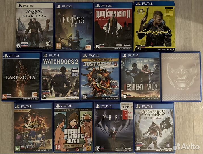 Диски для PS4/PS5