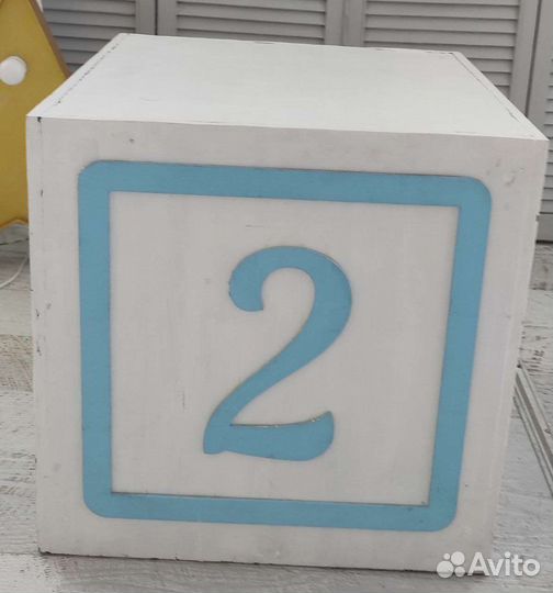 Куб деревянный для фотостудии