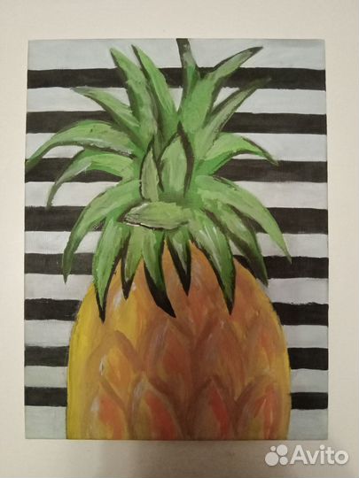 Картина 20х15 гуашью