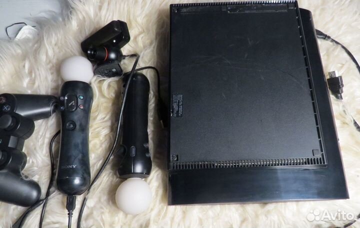 Sony PS3+85 игр + 2 мува+камера и 2 джойстика