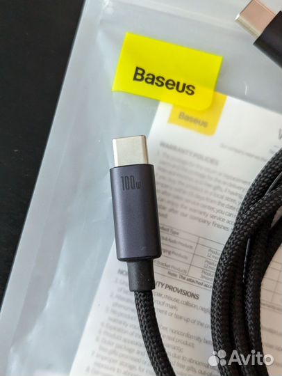 Кабели Tooci, Baseus (type c и lightning)