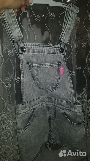 Джинсовый комбинезон