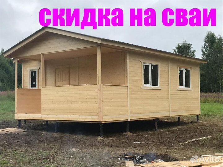 Хозблоки 6х3 м сарай для дачи за 1 день