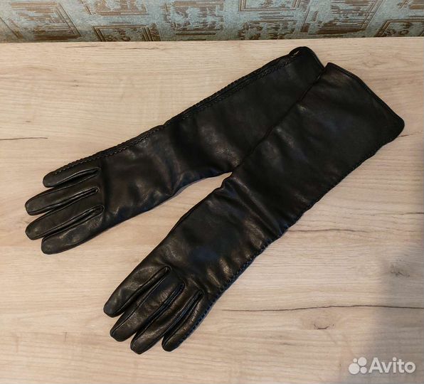 Кожаные перчатки, размер 8