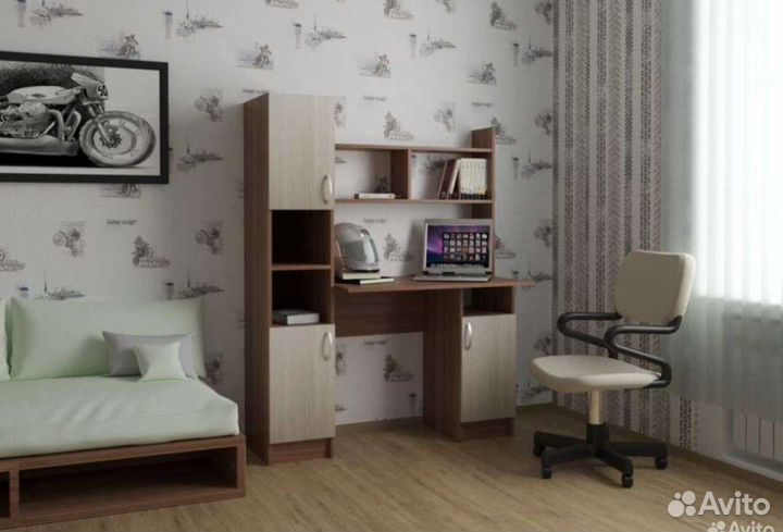 Компьютерный стол пкс-6, разные расцветки. Новый