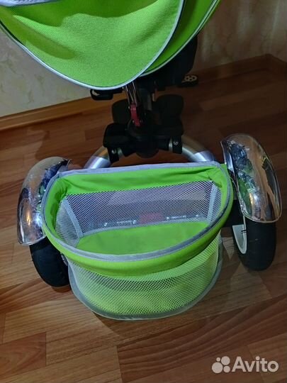 Детский трехколесный велосипед коляска