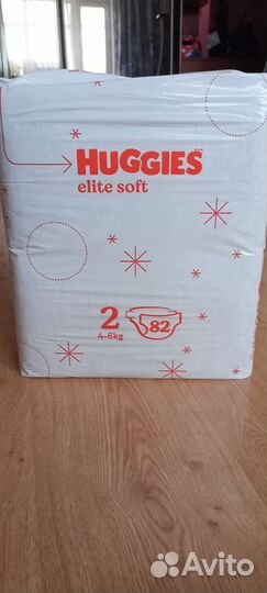 Подгузники huggies elite soft 2