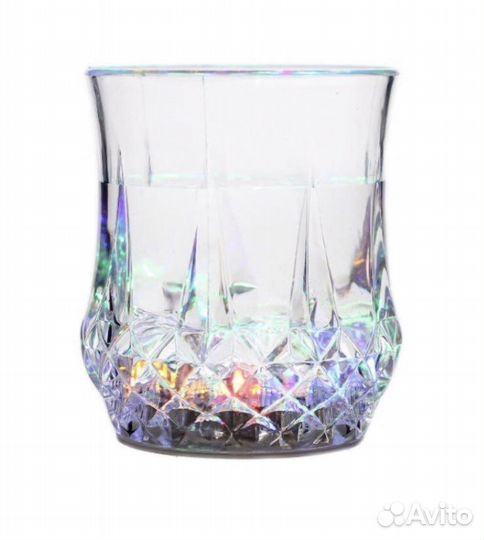 Светящийся стакан 200 мл для напитков с подсветкой