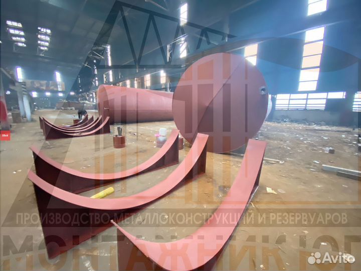 Резервуар Горизонтальный Стальной ргсп-139 м3