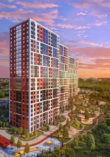 1-к. квартира, 40,4 м², 15/25 эт.