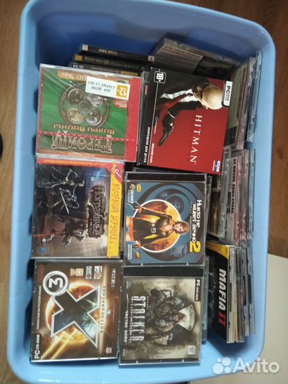 Коллекция игр на CD и DVD дисках для компа
