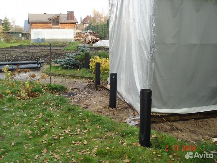 Винтовые сваи под ключ установка