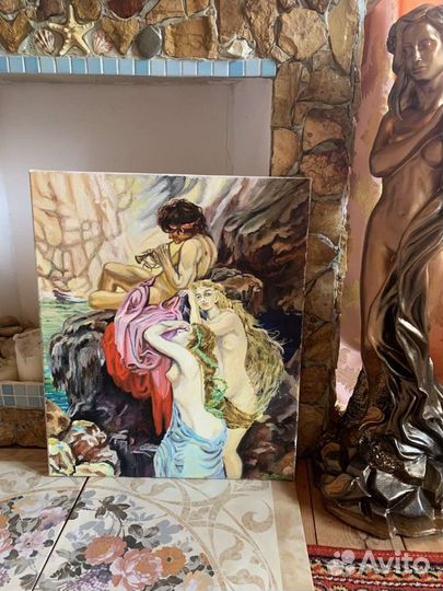 Картина В. Седов Hanz Zatzka холст/масло 55х46