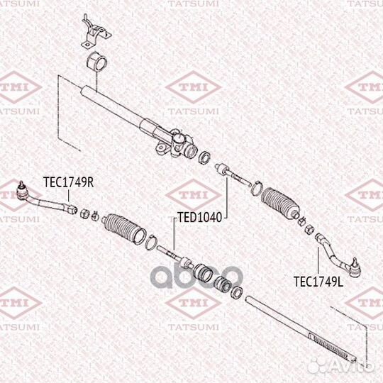 Наконечник рулевой тяги L hyundai iX35/Tucson 0