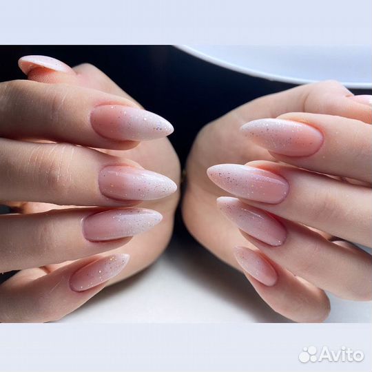 Наращивание ногтей,гель лак
