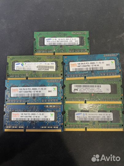 Оперативная память 1 gb ddr3 sodimm для ноутбука