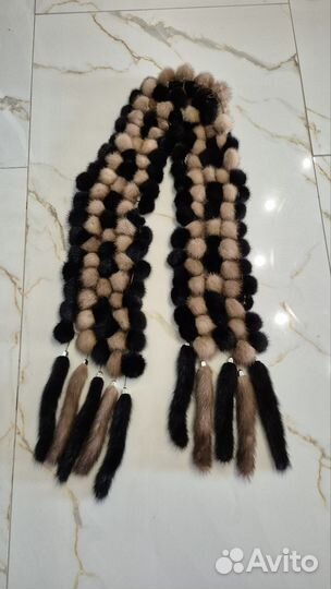 Норковый шарф
