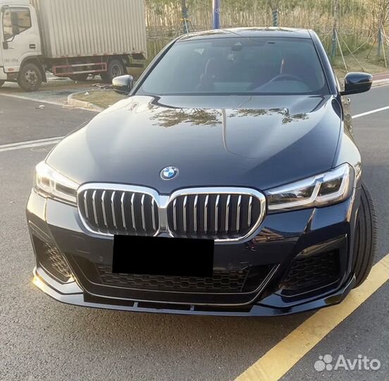 Сплиттер губа на бампер BMW g30 g31