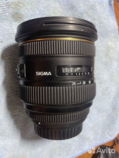 Объектив Sigma AF 24-70mm f/2.8 EX DG HSM Canon EF