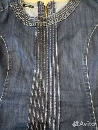 Джинсовое платье