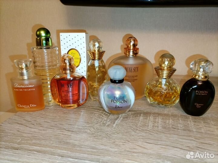Christian Dior коллекция парфюма
